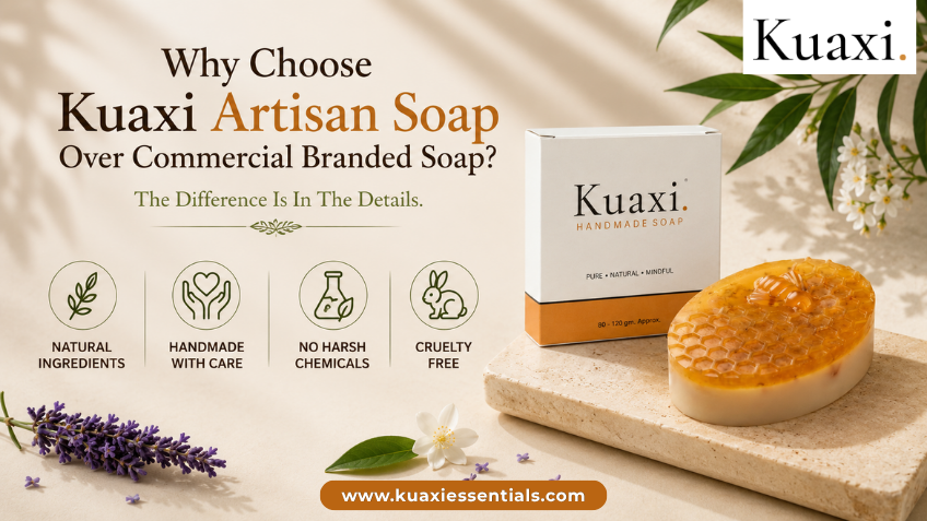 Why Choose Kuaxi Artisan Soap Over Commercial Branded Soap?