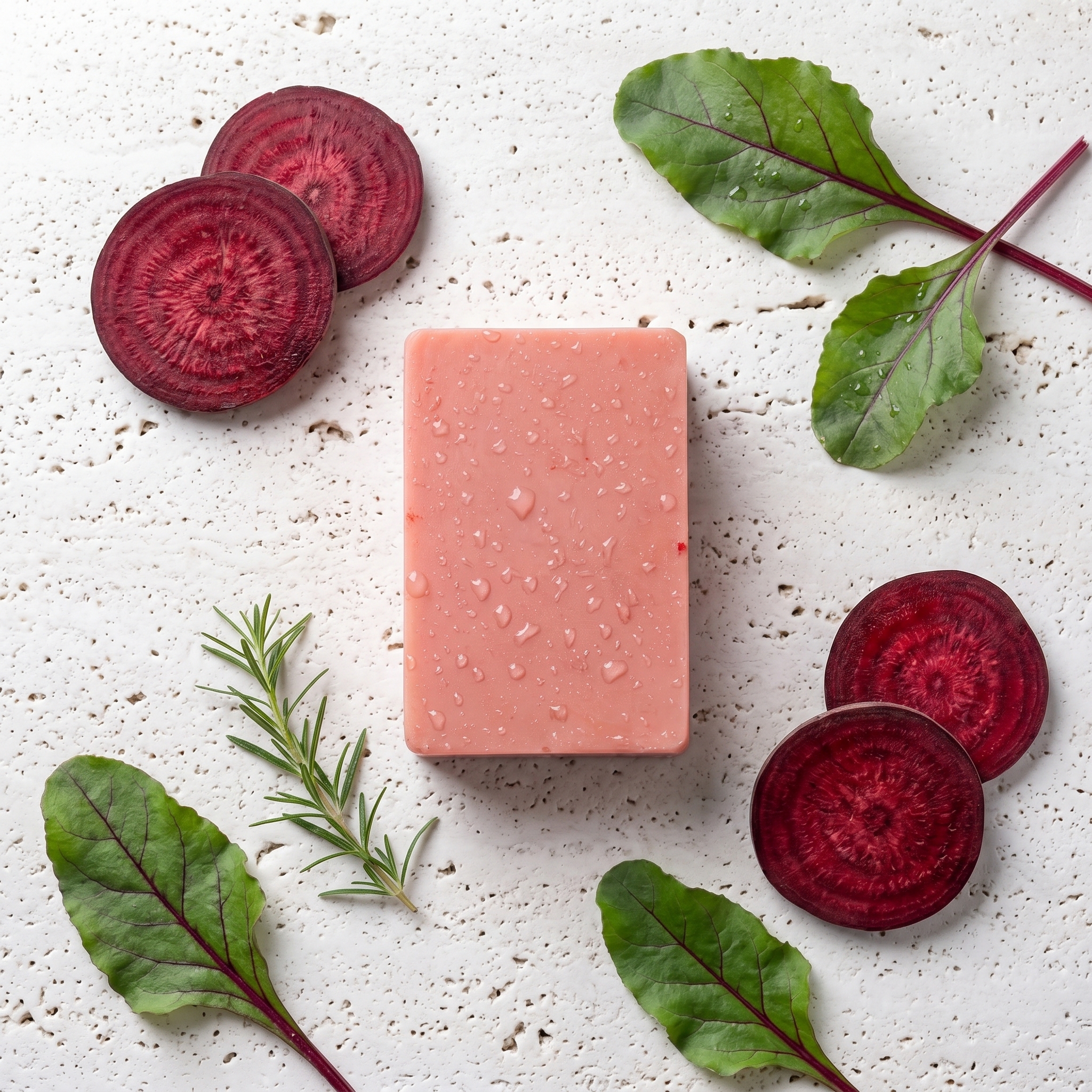 Beetroot Bath Bar - Brightening & Hydrating, 100g alternate view — Kuaxi Essentials