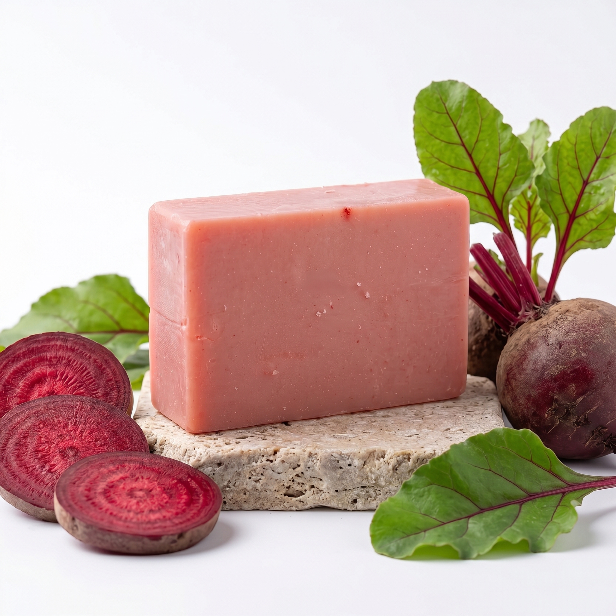 Beetroot Bath Bar - Brightening & Hydrating, 100g — Kuaxi Essentials Handcrafted Soap