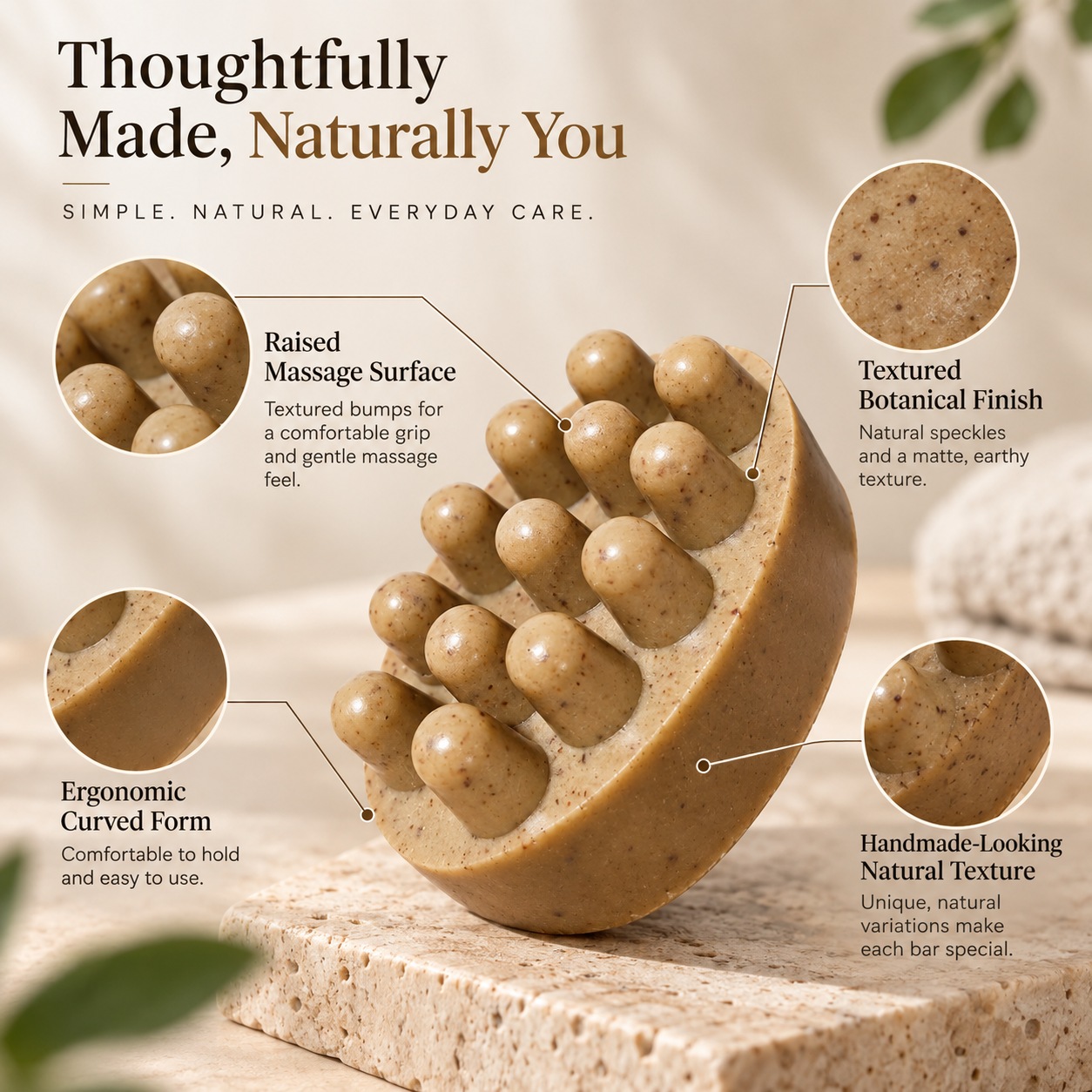 Moringa Soap alternate view — Kuaxi Essentials