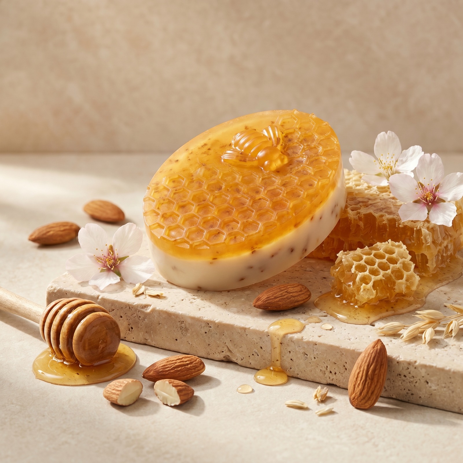 Honey Almond Bar alternate view — Kuaxi Essentials