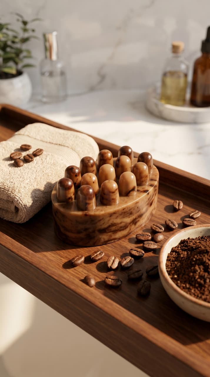 Coffee Massage Bar — Kuaxi Essentials Handcrafted Soap