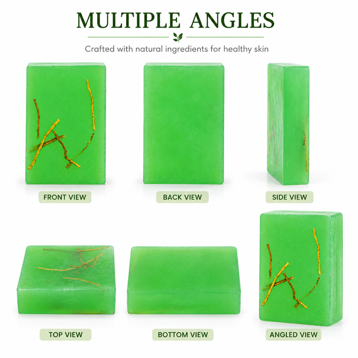 Handmade Khus (Vetiver) Cooling Soap alternate view — Kuaxi Essentials
