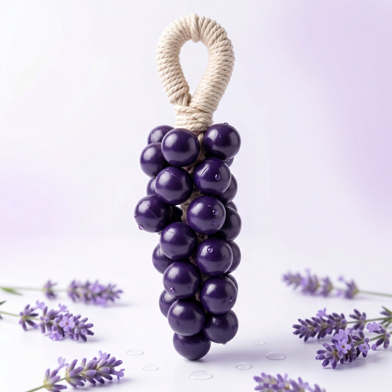 Lavender Grape Soap Rope — Kuaxi Essentials Handcrafted Soap
