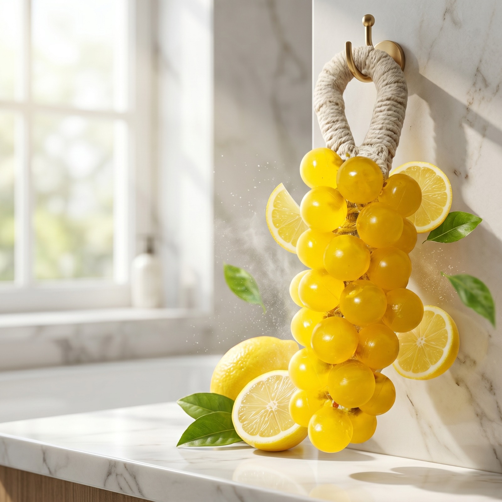 Zesty Lemon Grape Soap Rope — Kuaxi Essentials Handcrafted Soap